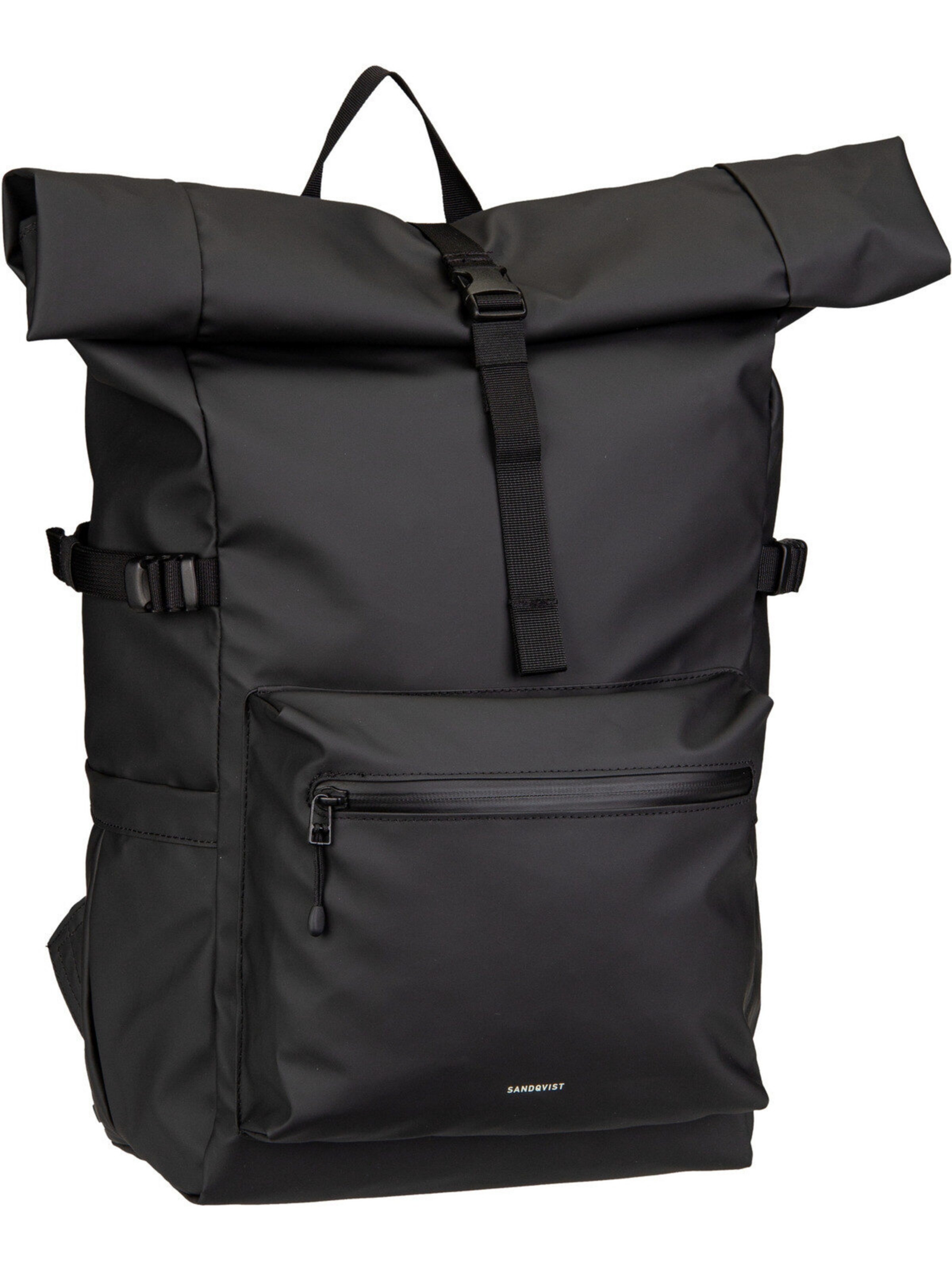 SANDQVIST Backpack 'Stream' in Black: front