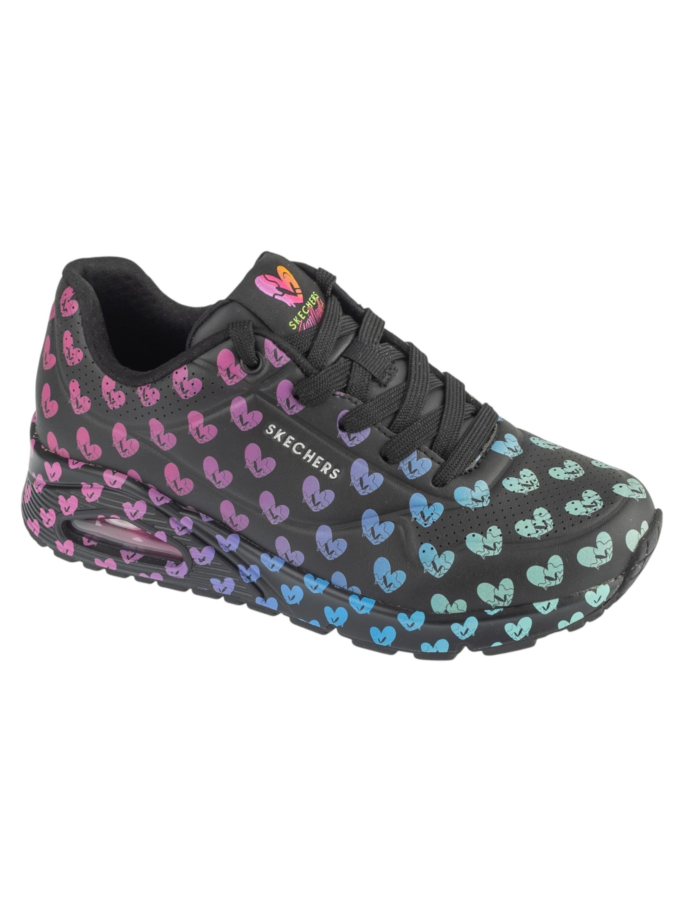 Baskets basses 'Skechers Uno - Live Colorfully' SKECHERS en noir : devant