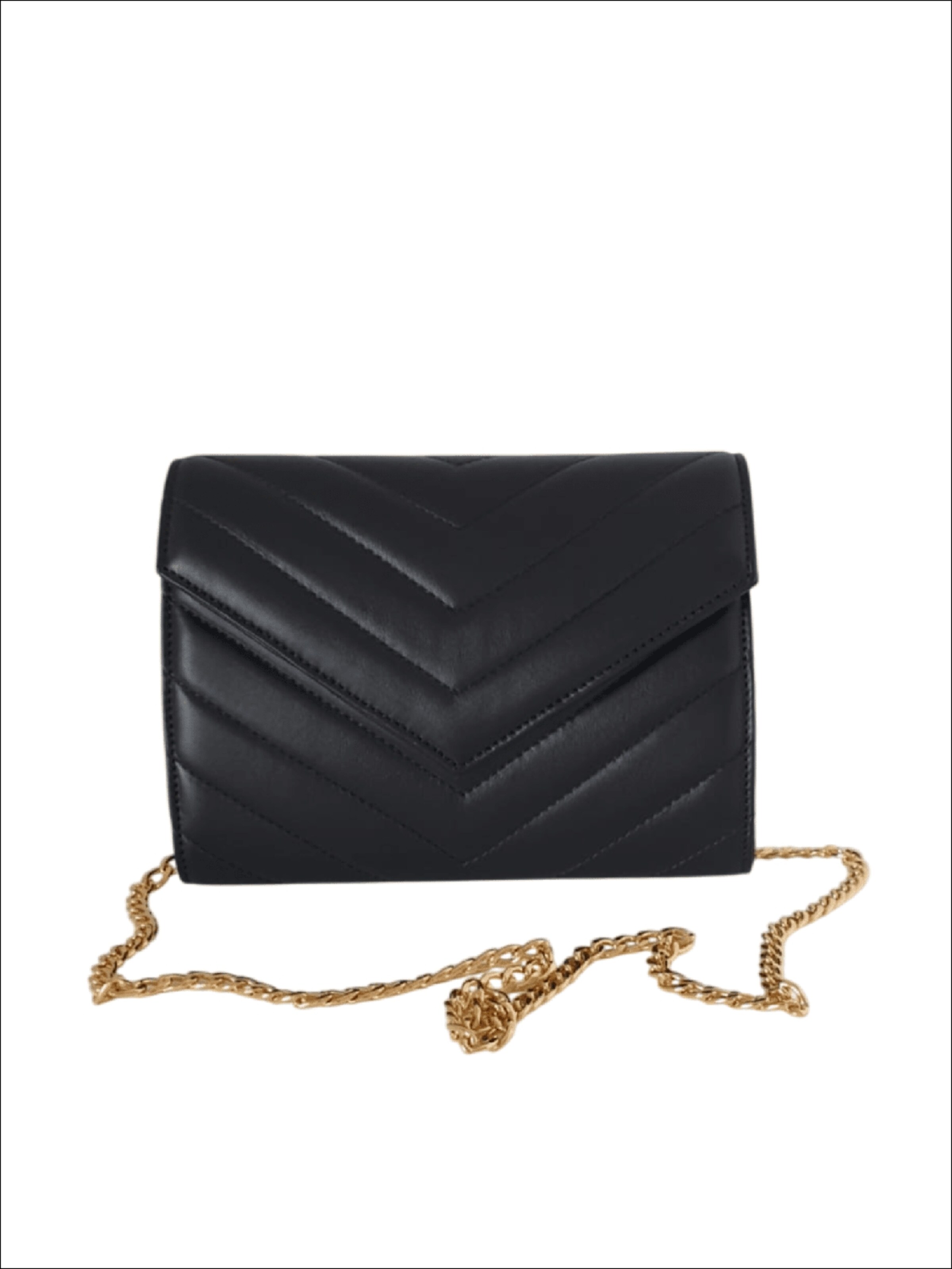 Pochette Sellenes en noir : devant