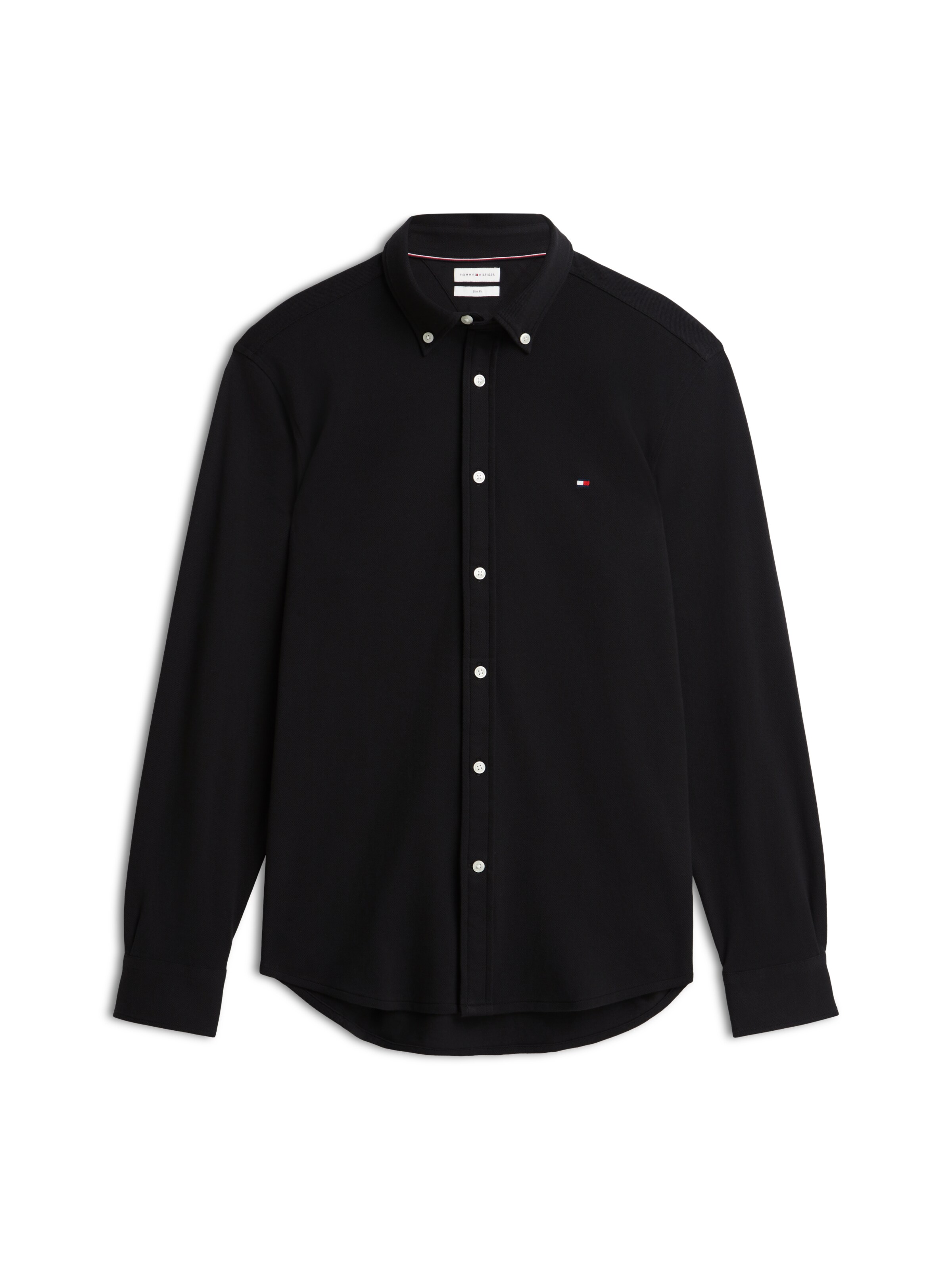 TOMMY HILFIGER - Camisa en negro: frente