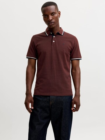 JACK & JONES Shirt 'paulos' in Red