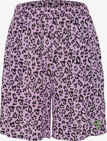 CHIEMSEE Loose fit Pants in Purple: front