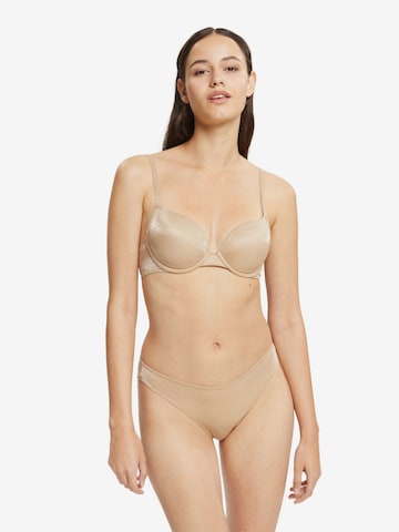 ESPRIT T-shirt Bra in Beige: front