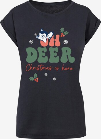 ABSOLUTE CULT Shirt 'Oh Deer' in Blauw: voorkant