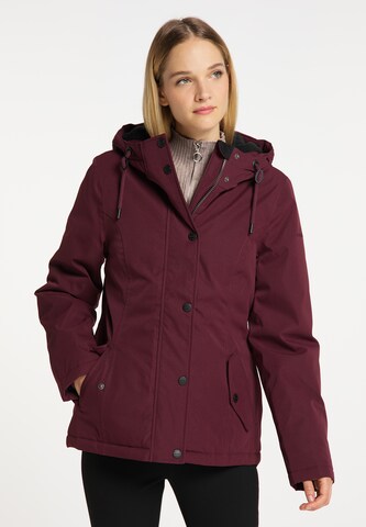 DreiMaster Klassik Weatherproof jacket in Red: front