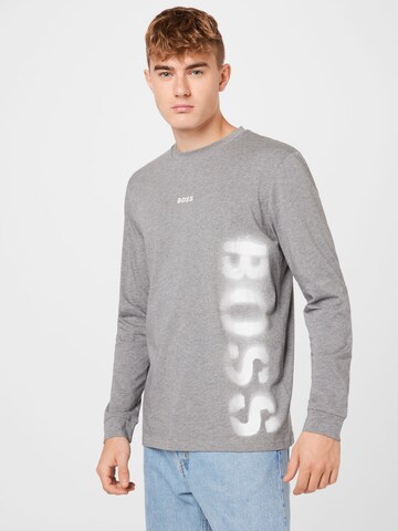 BOSS Orange - Camiseta 'Tecargo' en gris: frente