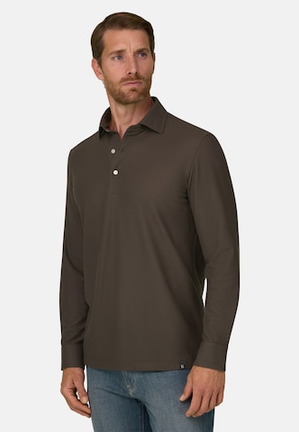 Boggi Milano Shirt 'Sakura' in Brown: front