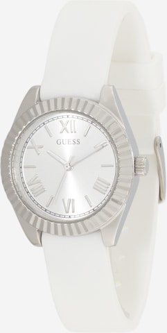 GUESS Analoginen kello 'DRESS' värissä hopea: etupuoli