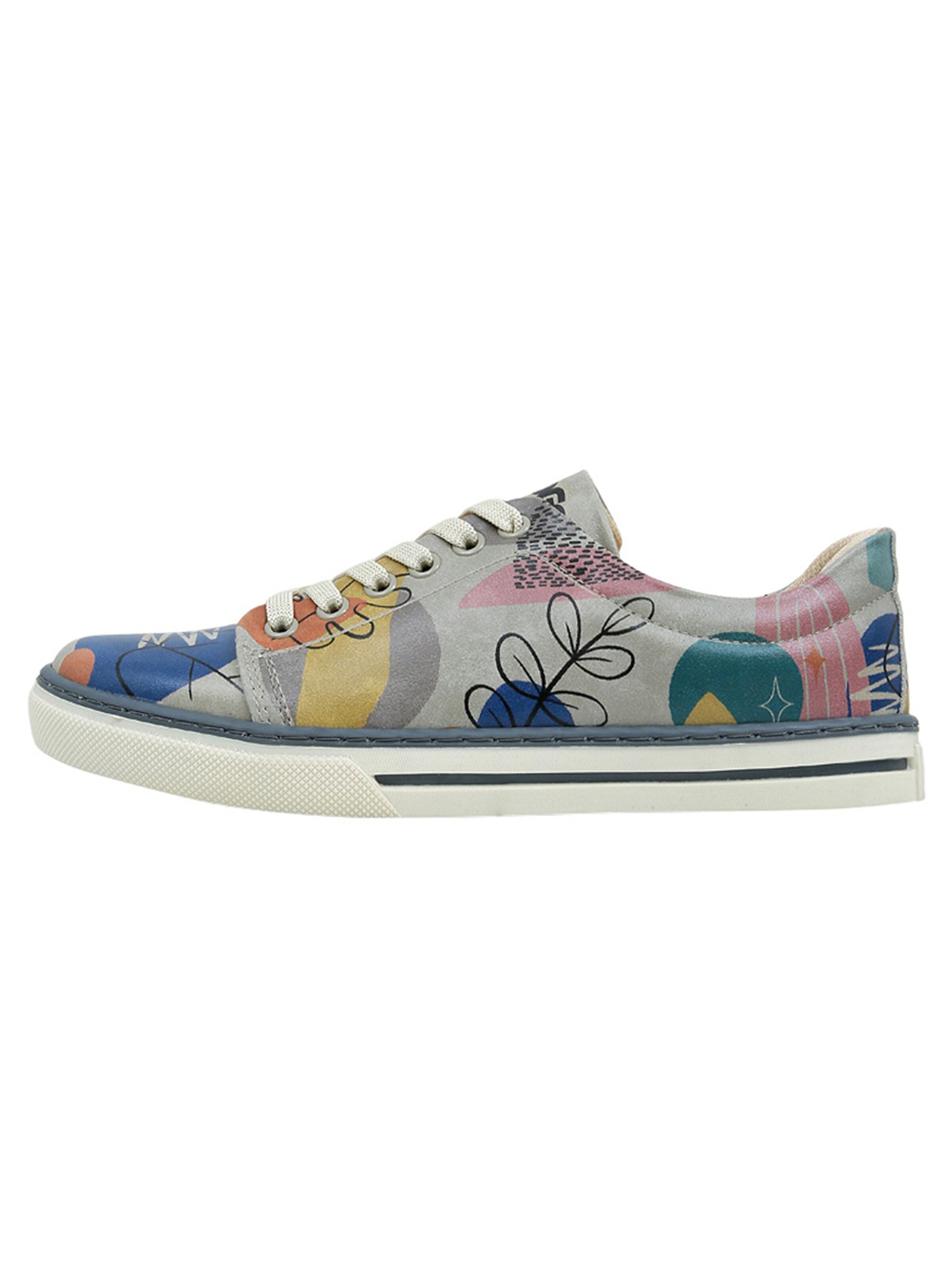 DOGO Sneakers 'Abstract Leaves' in Mixed colors: front
