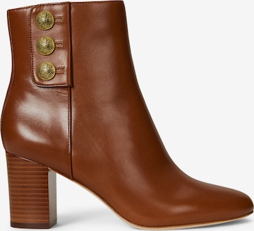 Lauren Ralph Lauren Členkové čižmy 'KENNDI' - Hnedá: predná strana