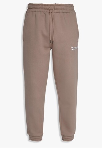 Effilé Pantalon 'Embo' Dropsize en beige : devant