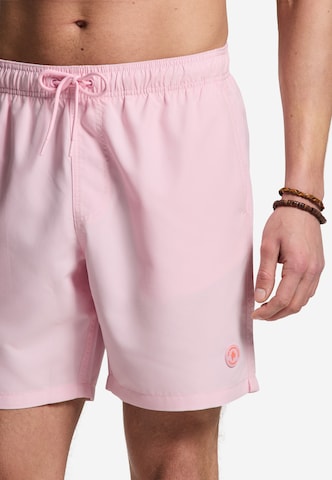The Sunshine Brand Kratke kopalne hlače 'Mike' | roza barva