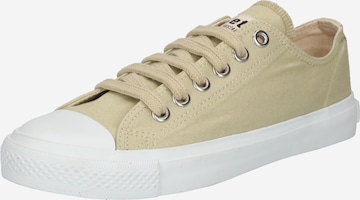 Baskets basses Ethletic en beige : devant