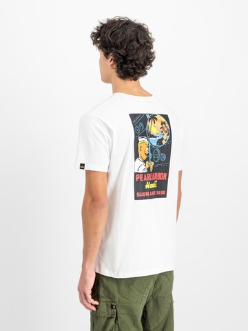 ALPHA INDUSTRIES T-Shirt 'Pearl Harbor' in Weiß: Vorderseite