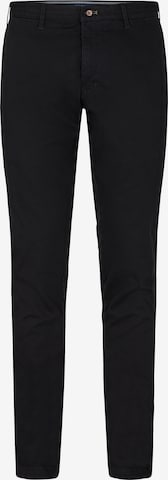 Coupe slim Pantalon chino Sunwill en noir : devant