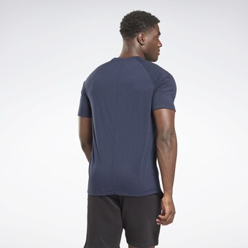 T-Shirt fonctionnel Reebok en bleu