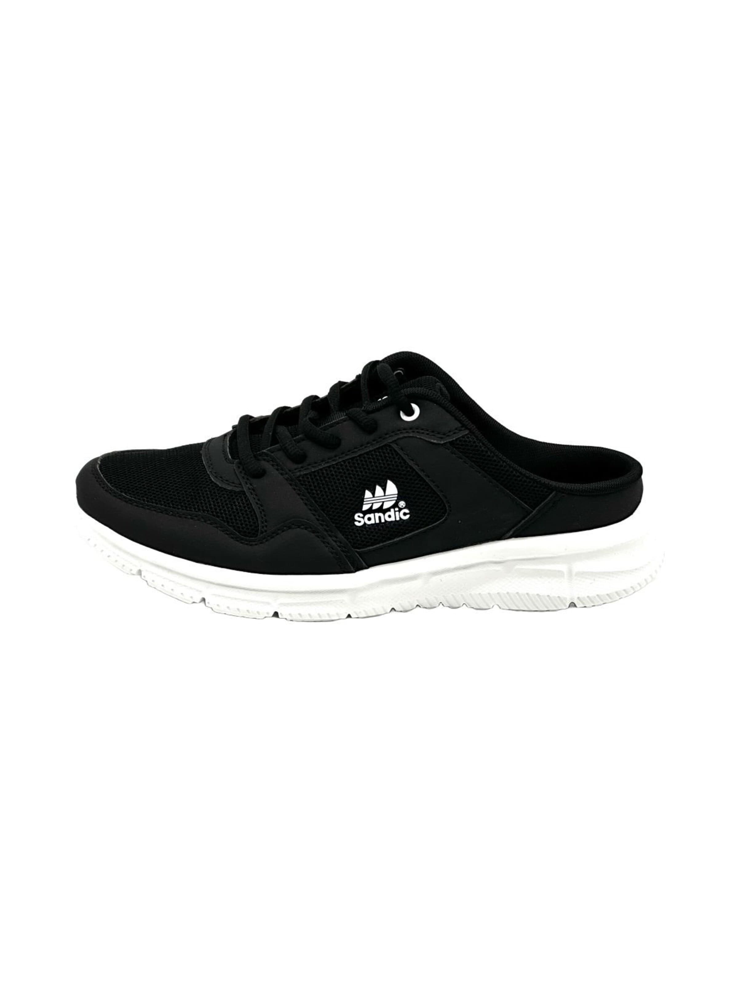 Nowaland Flats 'Laufschuhe mit Mesh' in Black: front