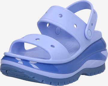 Sandale 'Mega Crush' de la Crocs pe albastru: față