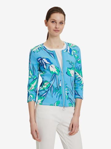 Betty Barclay Shirtjacke mit Rippenstruktur in Blau: predná strana