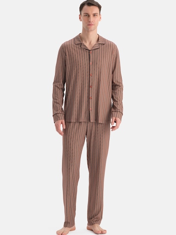 Dagi - Pijama largo en marrón
