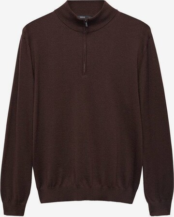 MANGO MAN Sweater in Brown: front