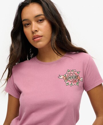 Superdry Shirt in Roze