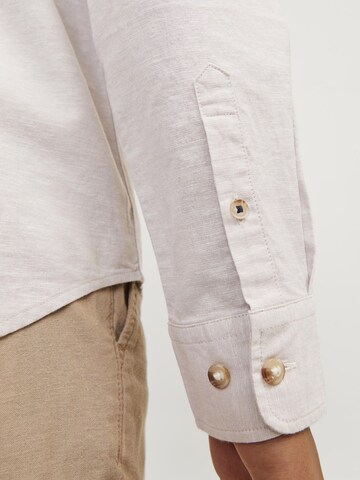 Jack & Jones Junior Regular fit Button Up Shirt in Beige