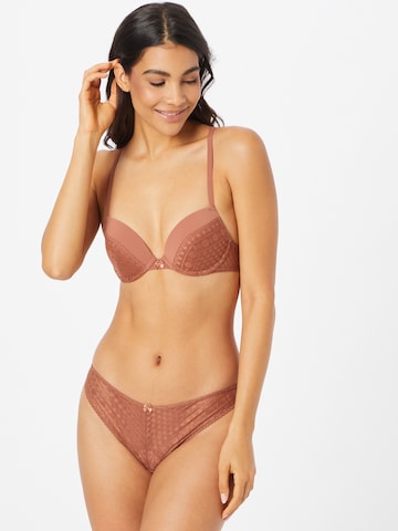 ESPRIT Push-up Behå i brun