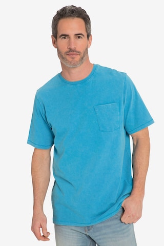 T-Shirt JP1880 en bleu : devant