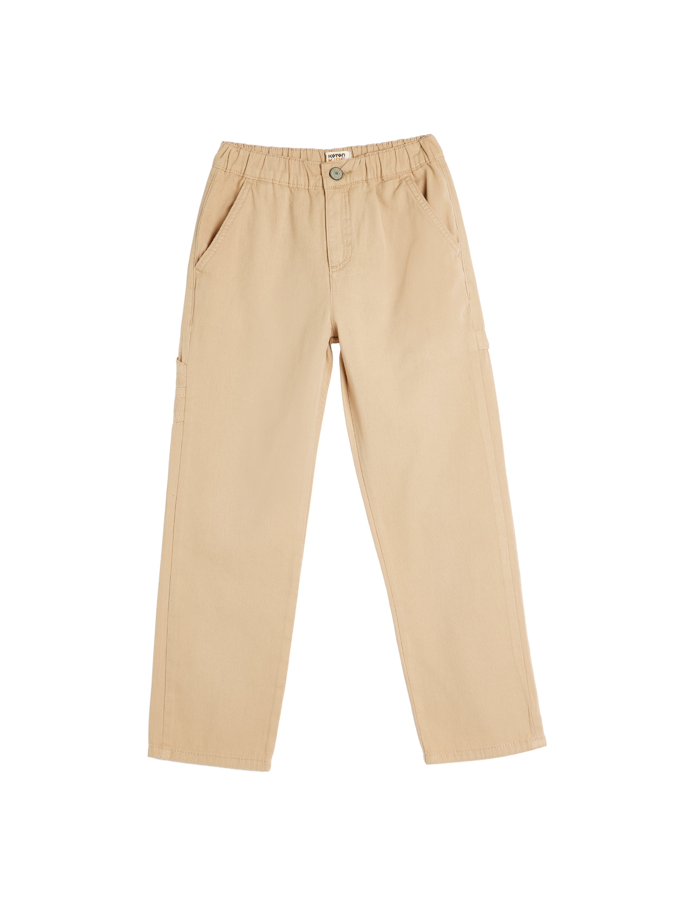 Koton Regular Jeans in Beige: voorkant