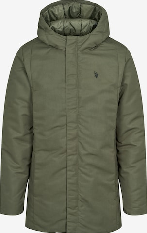 U.S. POLO ASSN. Mantel 'Kali' in Grün: Vorderseite