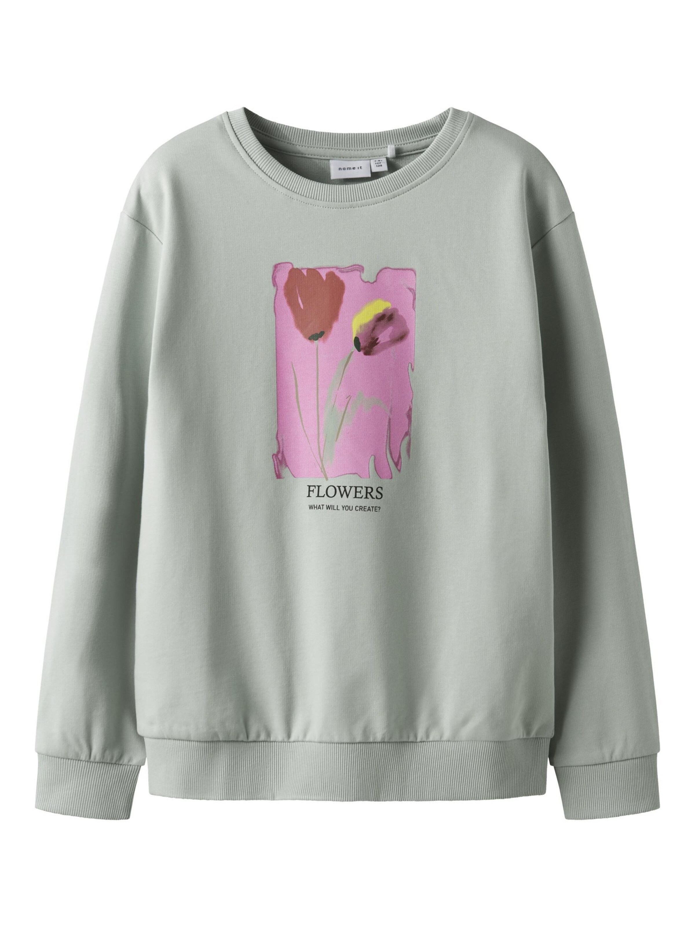 NAME IT Sweatshirt in Green: front