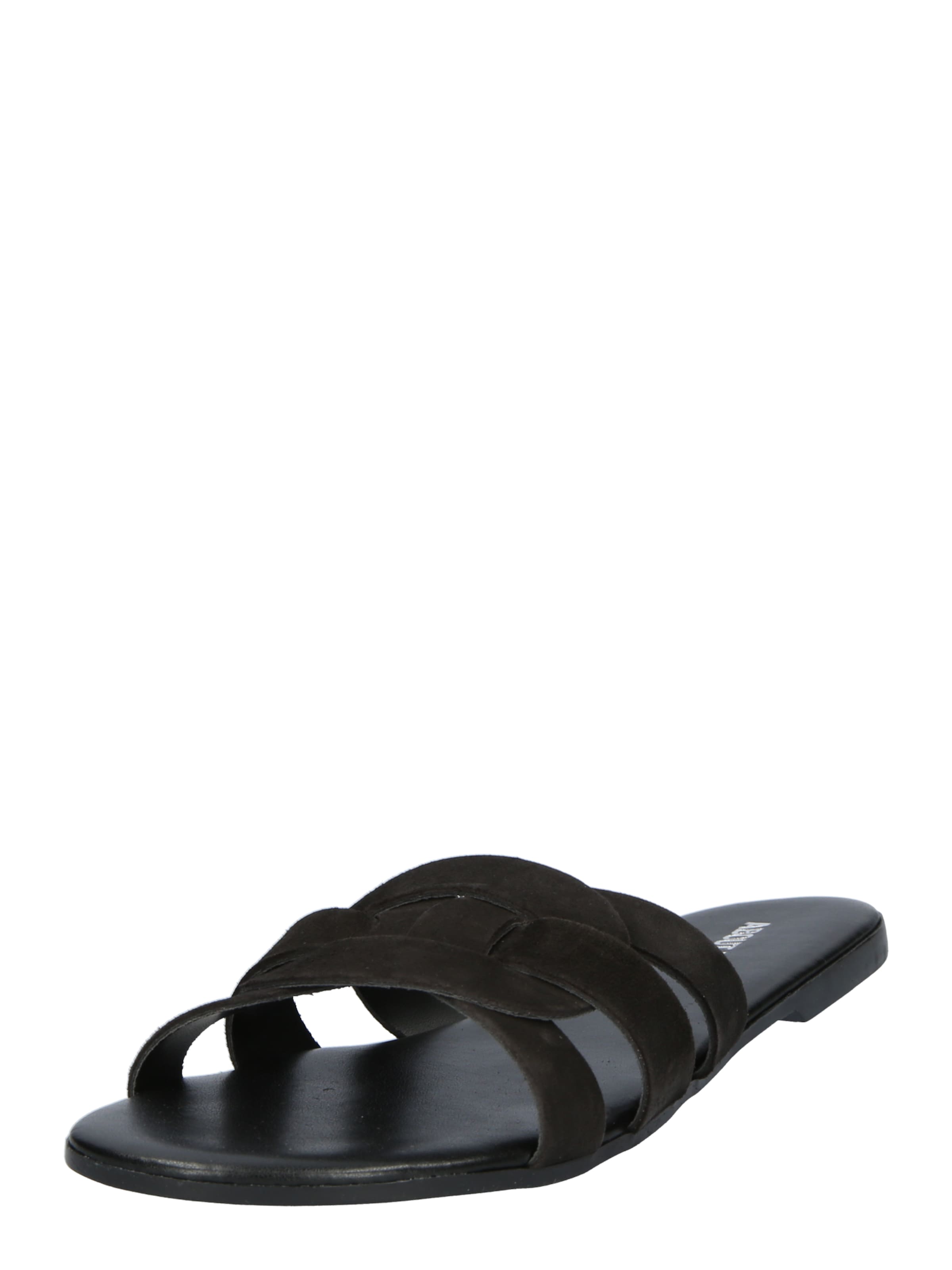 ABOUT YOU Mules in Black: front