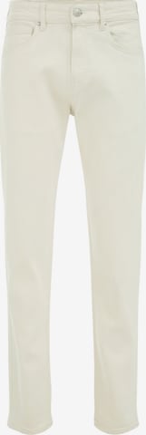 WE Fashion Slimfit Farkut värissä valkoinen: etupuoli
