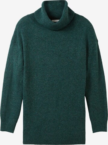 Pull-over TOM TAILOR DENIM en vert : devant