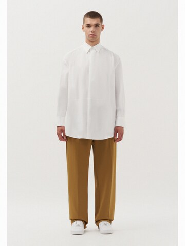 Studio Seidensticker Comfort fit Button Up Shirt 'Studio' in White