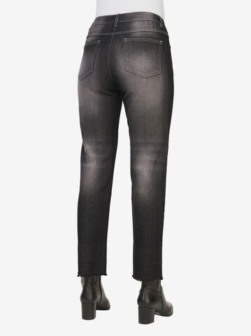 regular Jeans di Linea Tesini by heine in grigio