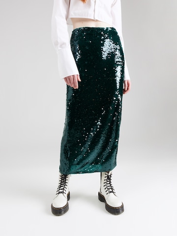 Lindex Skirt 'Zuri' in Green: front