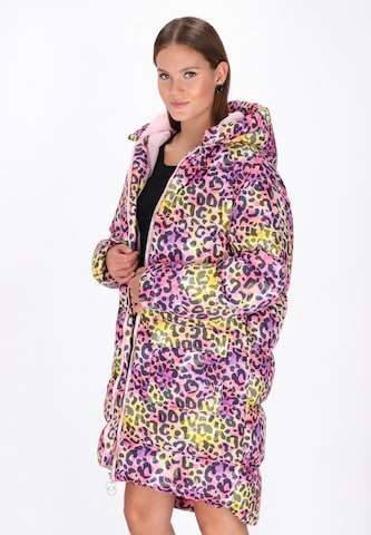 Manteau mi-saison myMo at night en mélange de couleurs : devant
