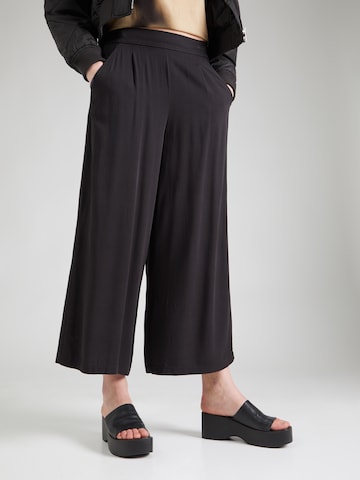 Ragwear Wide leg Παντελόνι 'LOGGAN' σε μαύρο: μπροστά