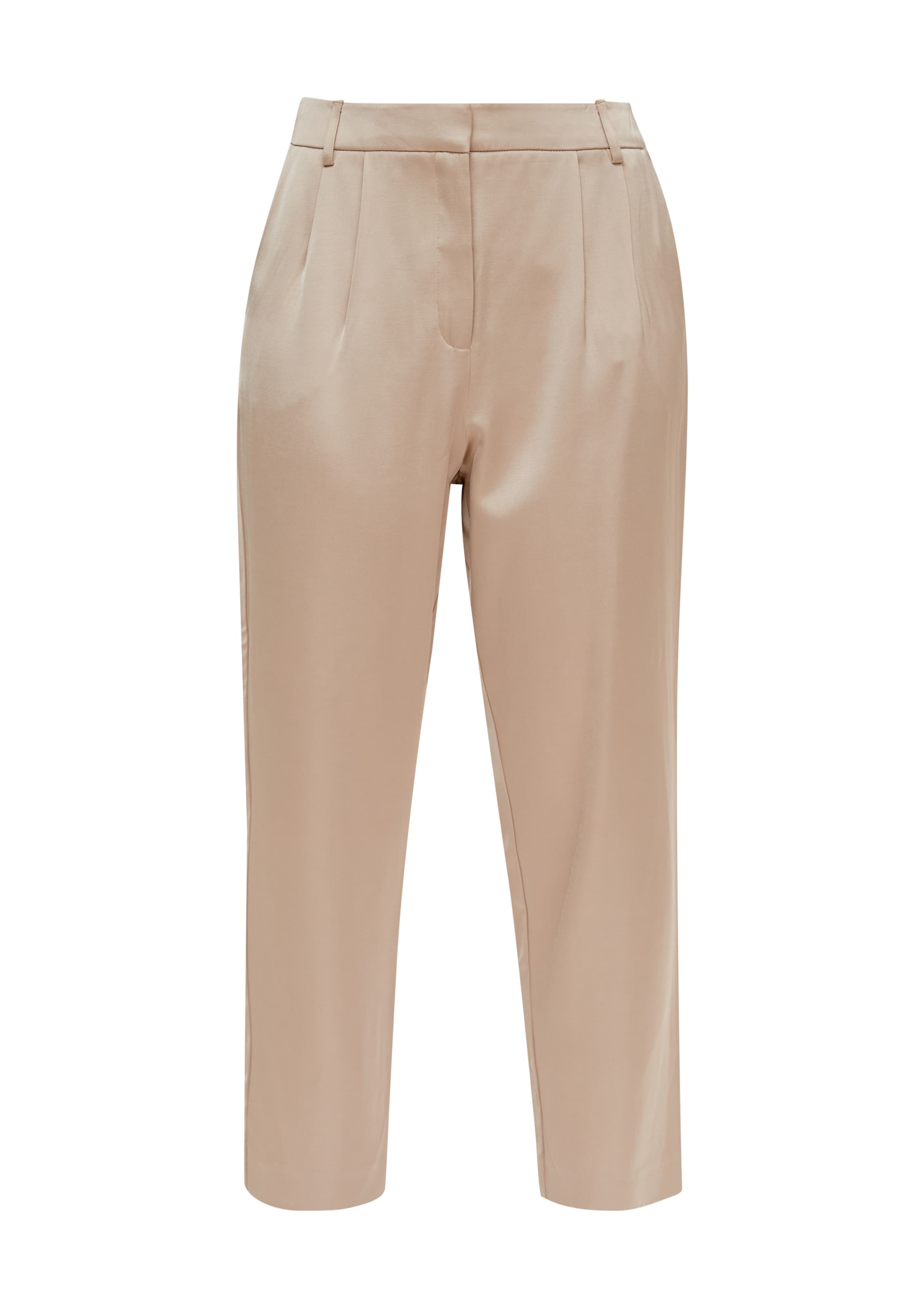 COMMA Bandplooibroek in de kleur Sand, Productweergave