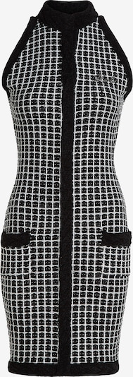 Karl Lagerfeld Pletena haljina u crna / bijela, Pregled proizvoda