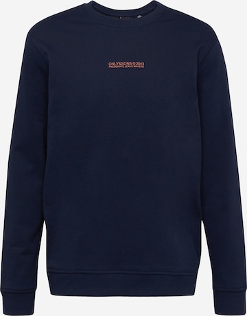 Only & SonsSweater majica 'ELON' - plava boja: prednji dio