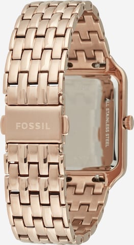 rožinė FOSSIL Analoginis (įprasto dizaino) laikrodis 'RAQUEL'