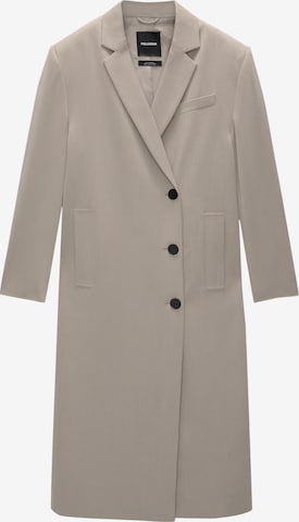 Pull&Bear Between-Seasons Coat in Beige: front