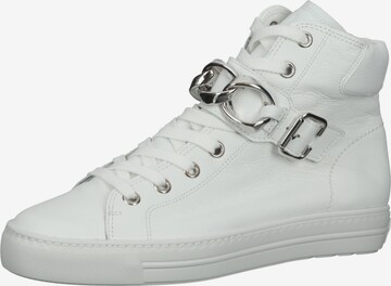 Paul Green Sneakers hoog in Wit: voorkant