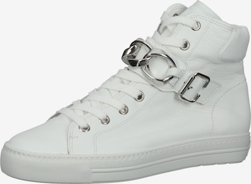 Paul Green High-Top Sneakers in White: front