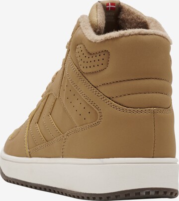 Hummel High-Top Sneakers in Brown