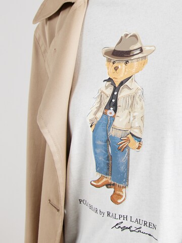Polo Ralph Lauren Tričko 'Fringe' – bílá