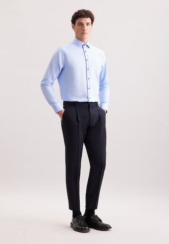 Coupe regular Chemise business SEIDENSTICKER en bleu
